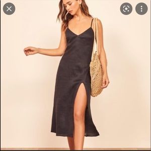 NWT Reformation Linen Brianna Dress- Size 0